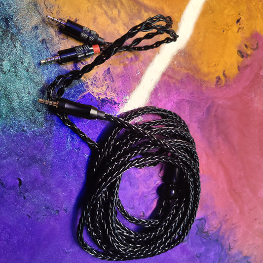 Balanceret kabel med 2,5 mm jack, 2,4 meter