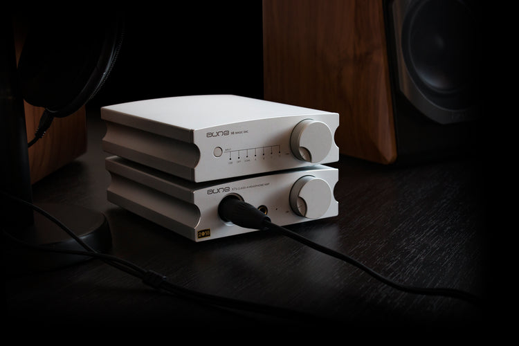 Aune X8, DAC, Aktive højtalere, god lyd, Aune