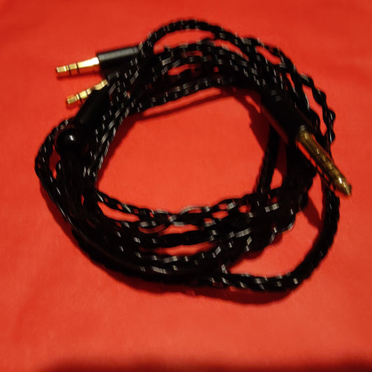 Balanceret kabel med 4,4 mm jack 2,4 meter