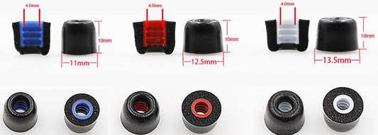 Skumpropper med "ribber", 4,9 mm