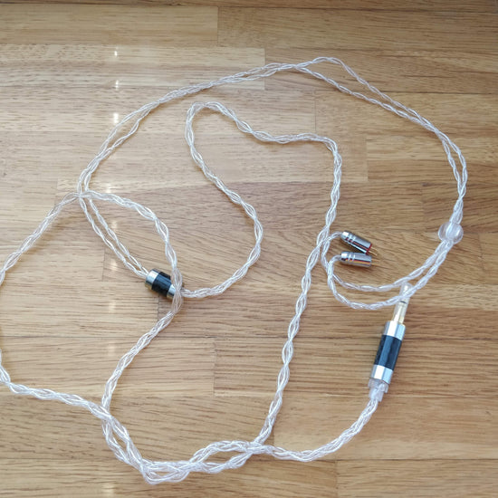 2 Pin sølvkabel til Inears